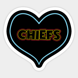 Chiefs Love Sticker